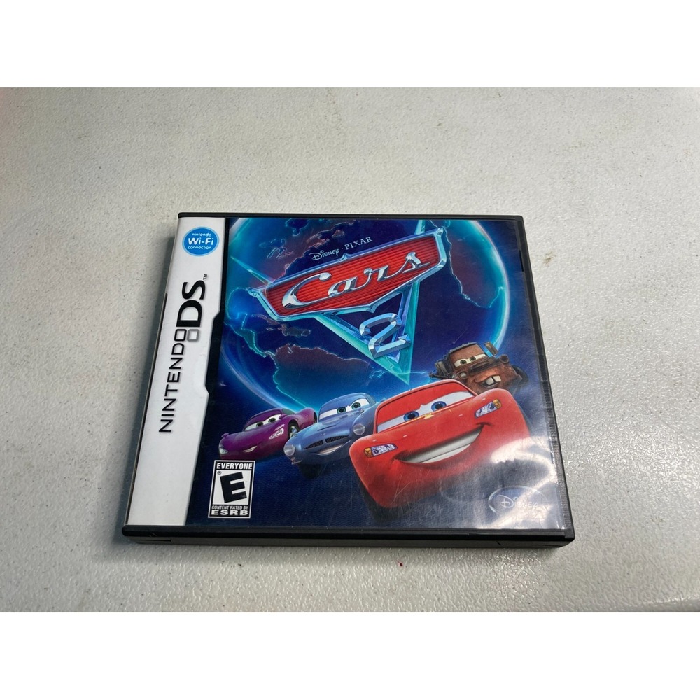 Cars 2 The Video Game Nintendo DS 2011 Complete Tested Disney Pixar McQueen
